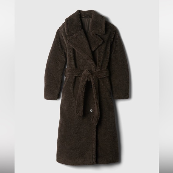 GAP Sherpa Coat in Terra Brown - Picture 1 of 5